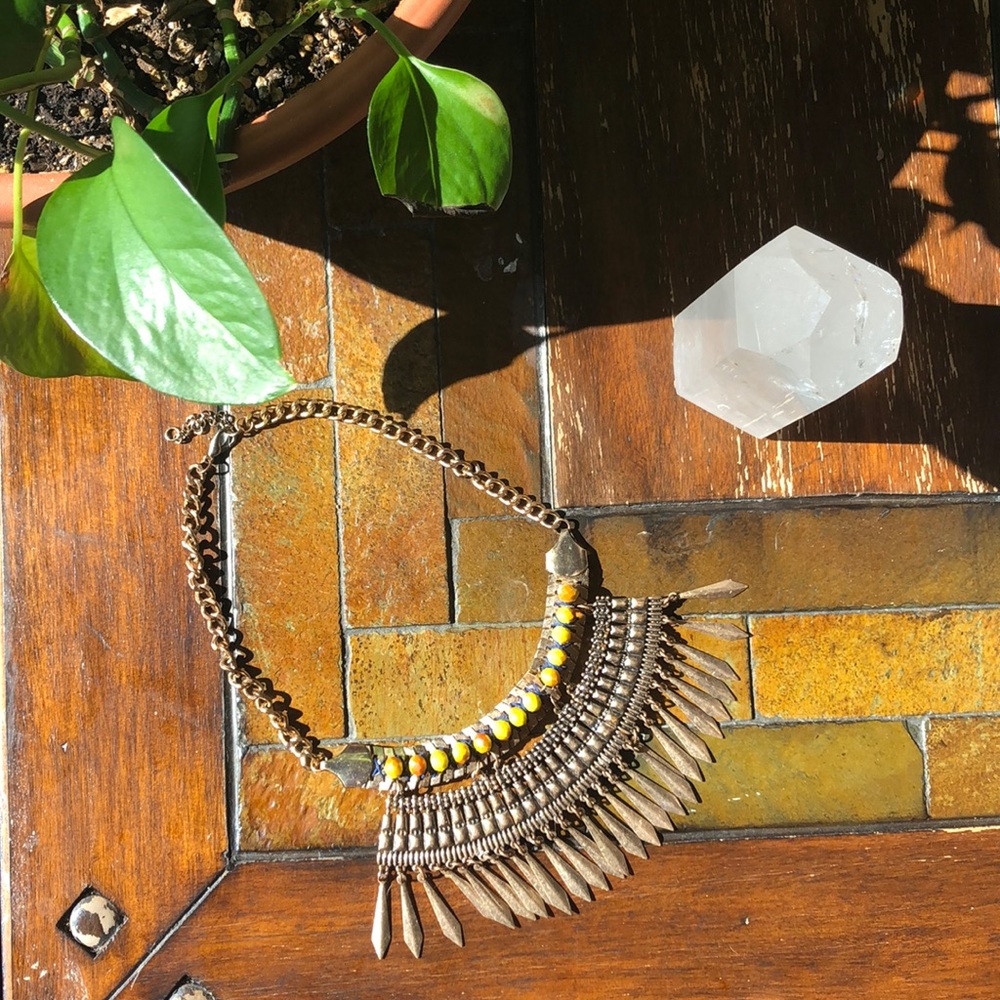 Festival choker tribal choker festival necklace